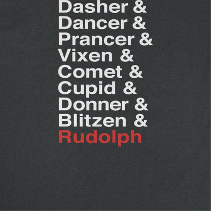 Christmas T-Shirt - Reindeer Names