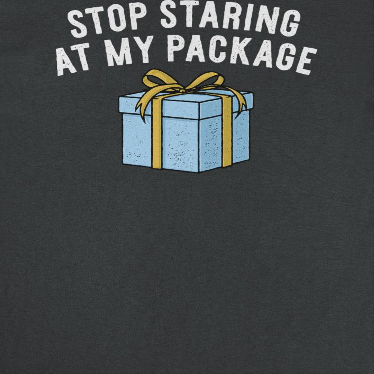 Christmas T-Shirt - Stop Staring at my Package