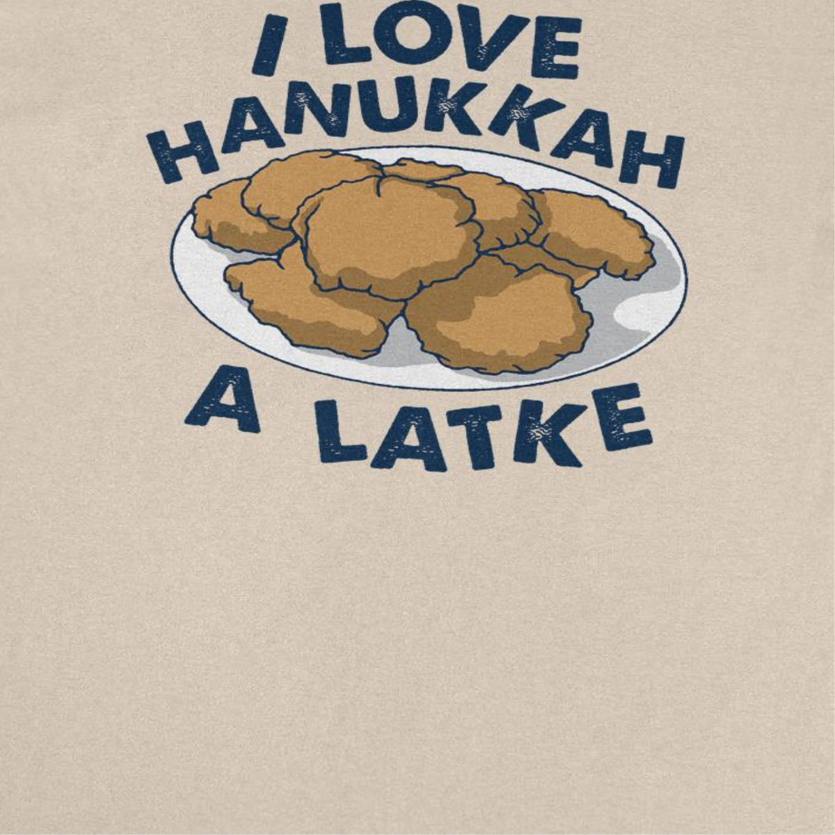 Hanukkah T-Shirt - I Love Hanukkah A