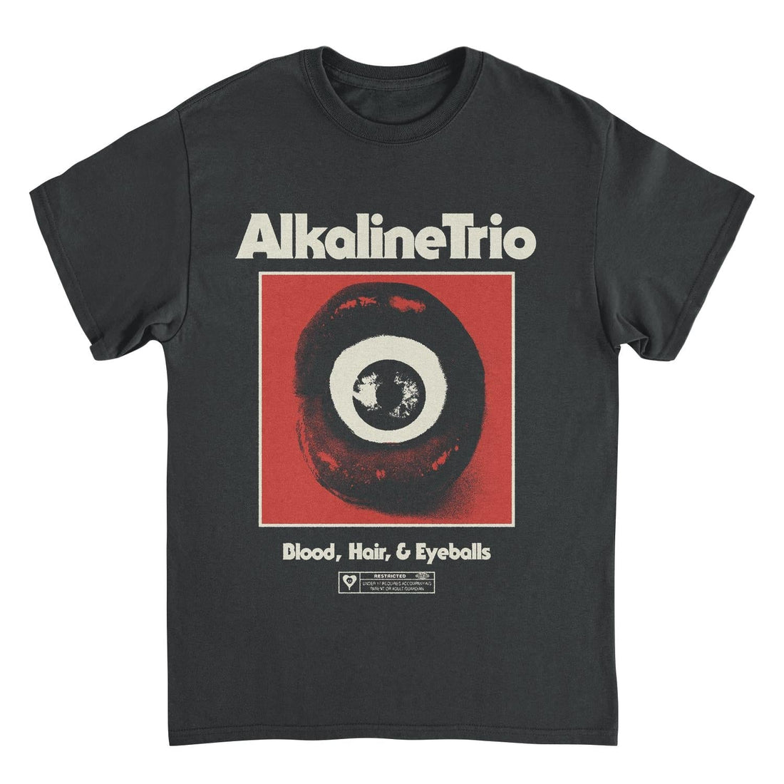 Alkaline Trio BHE Lips Black T-Shirt