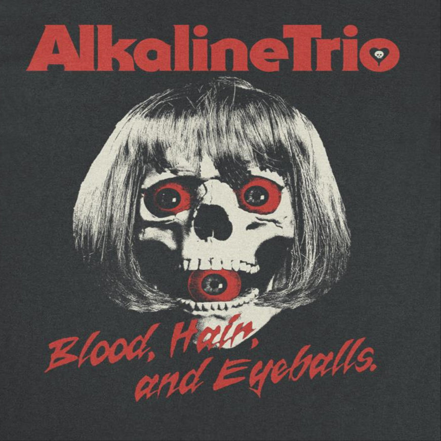 Alkaline Trio Skelly Eyes Black T-Shirt