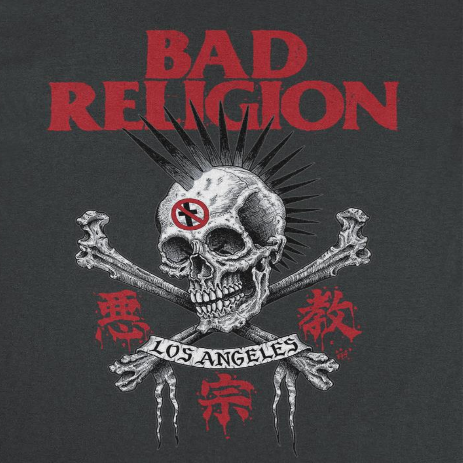 Bad Religion Bad Religion Tokyo La Black T-Shirt