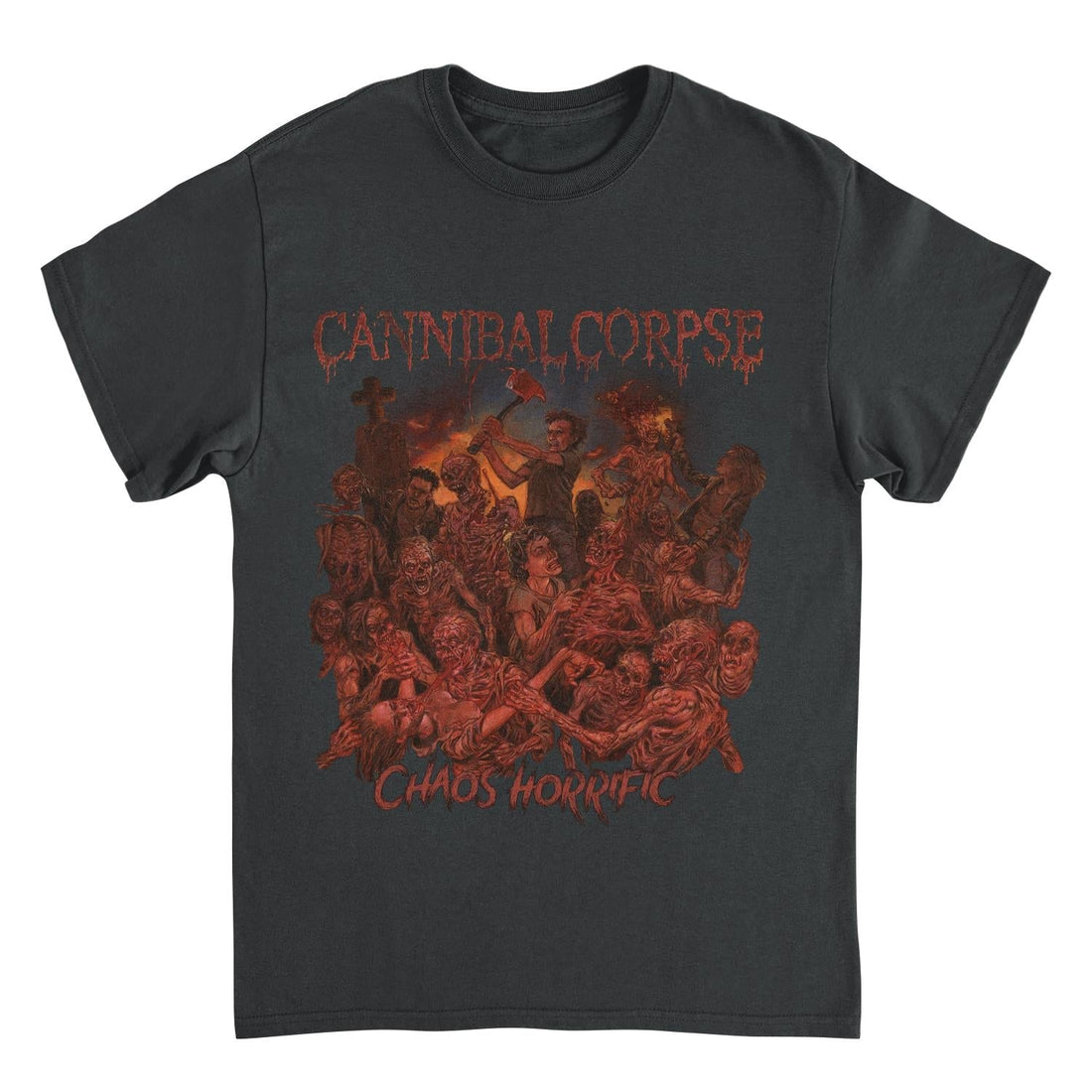 Cannibal Corpse Chaos Horrific Front Black T-Shirt