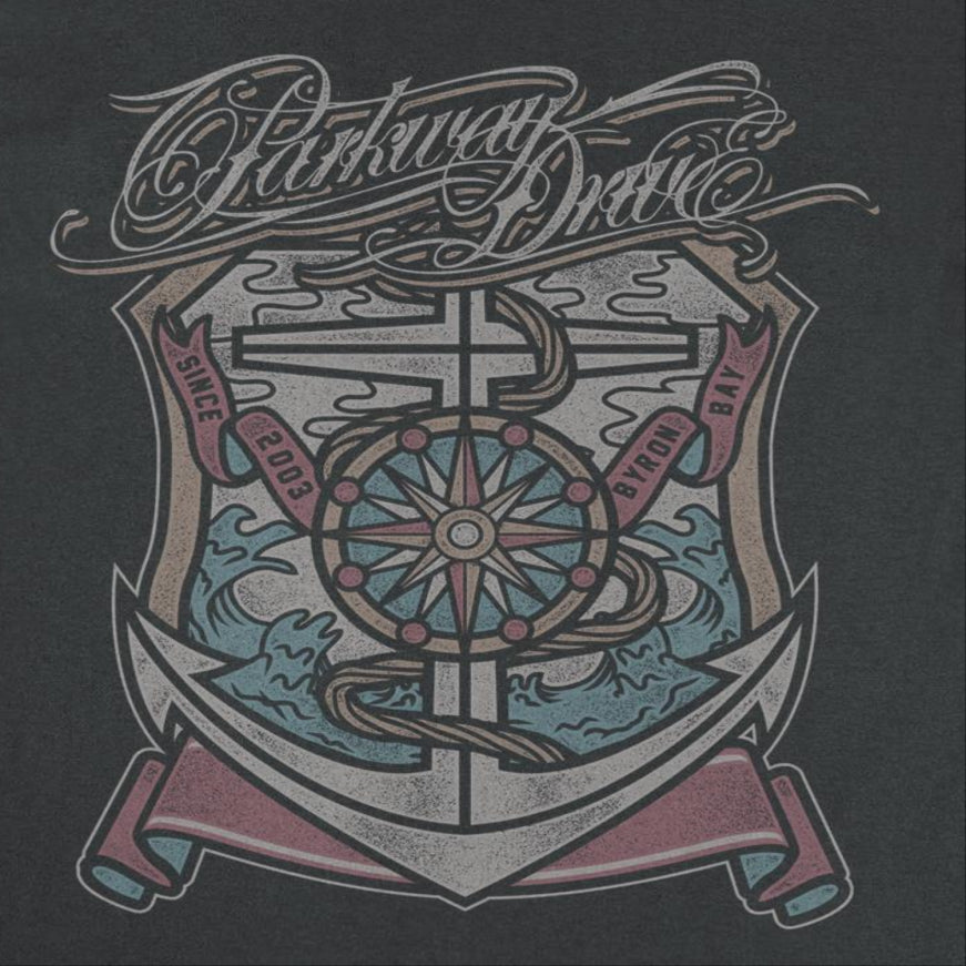 Parkway Drive Byron Bay 2003 Black T-Shirt