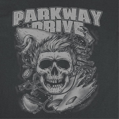 Parkway Drive Skull Surf Black T-Shirt