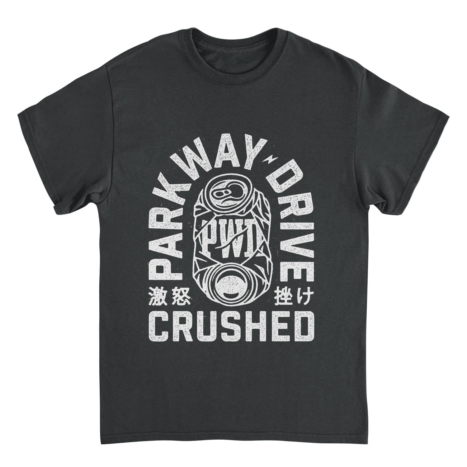 Parkway Drive Crushed Can Pwd Black T-Shirt