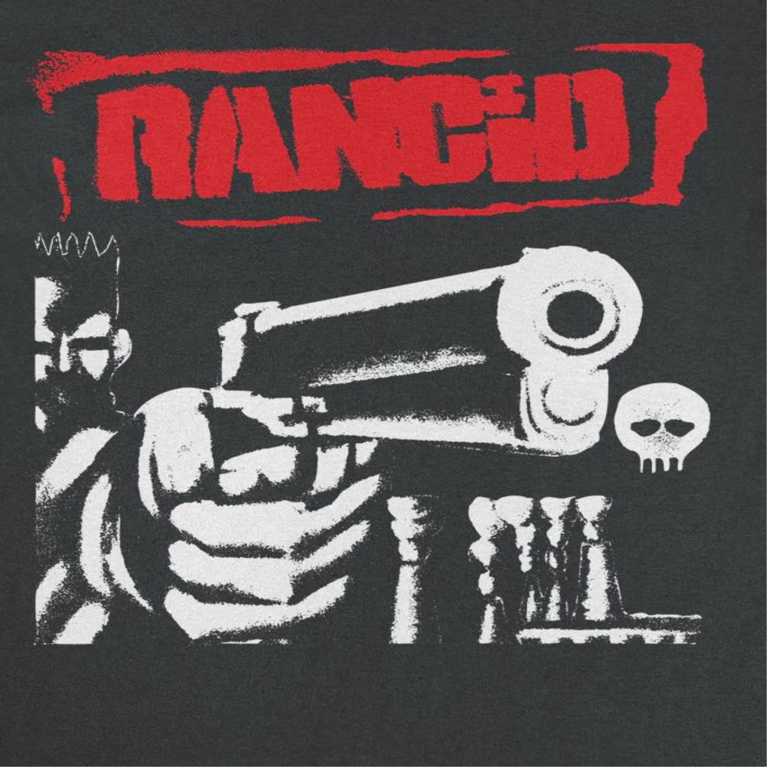 Rancid Ran1 Big Gun Black T-Shirt