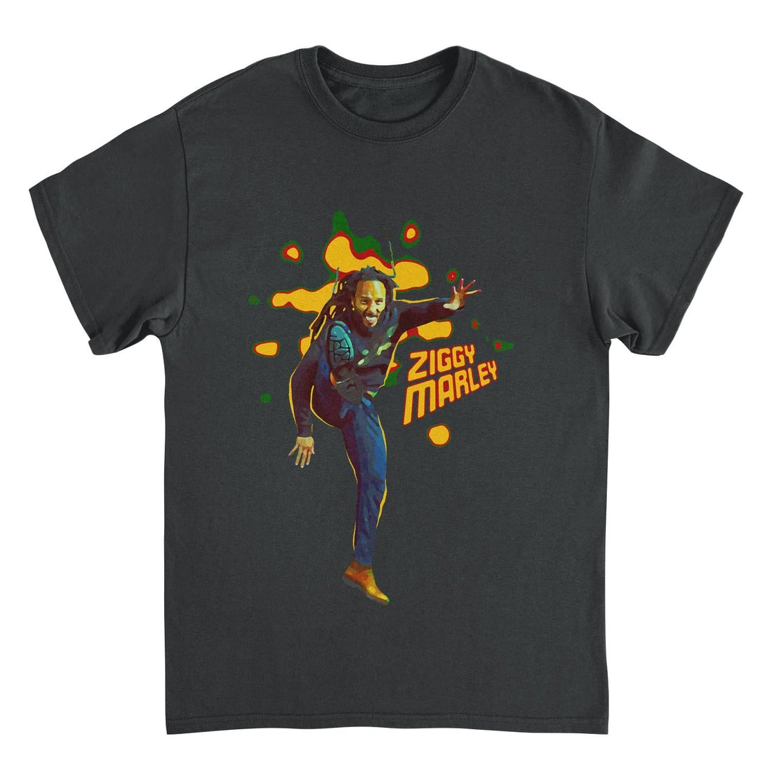 Ziggy Marley Kick Ziggy Black T-Shirt