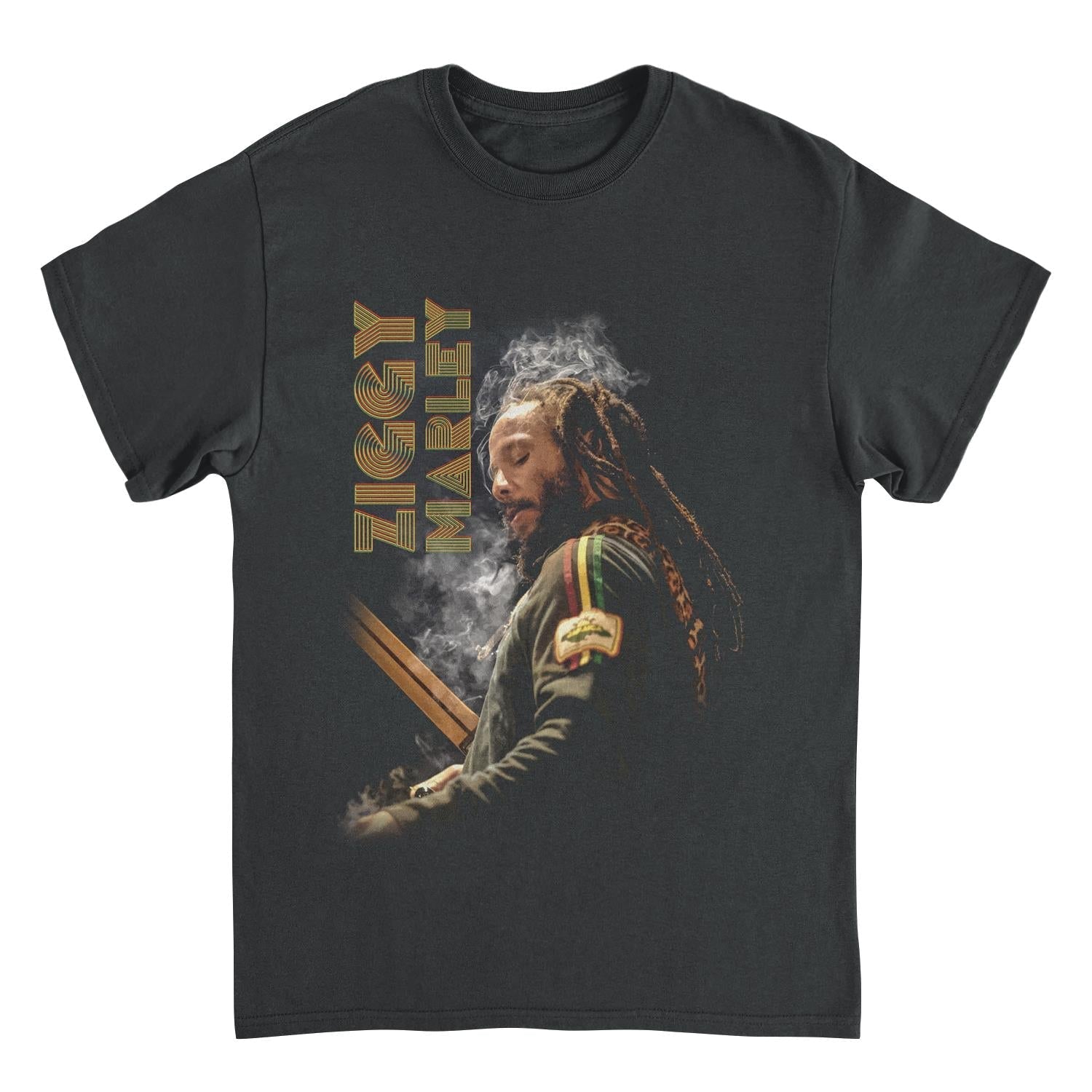 Ziggy Marley Smoke Ziggy Black T-Shirt