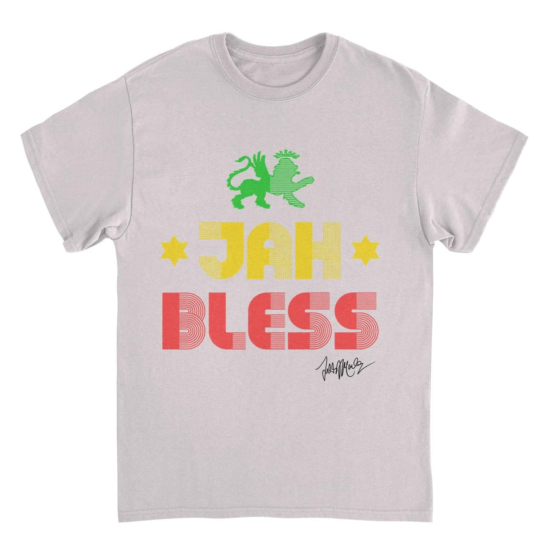 Ziggy Marley Jah Bless Lt Ice Grey T-Shirt