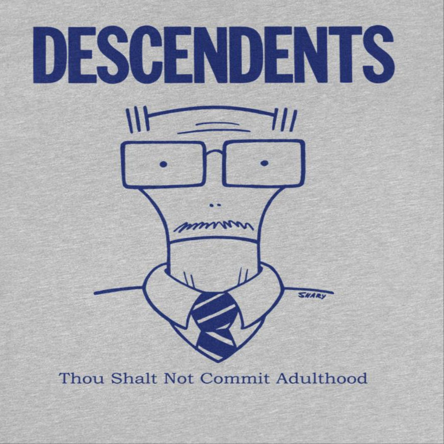 Descendents Commit Adulthood Sport Grey T-Shirt