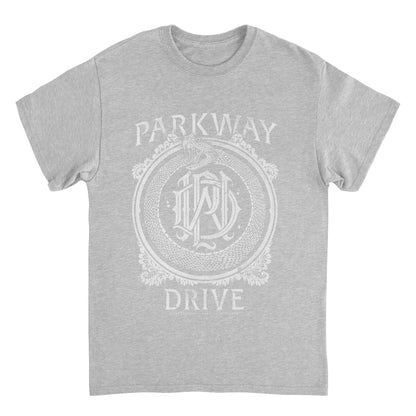 Parkway Drive Snake Monogram Lt Sport Grey T-Shirt