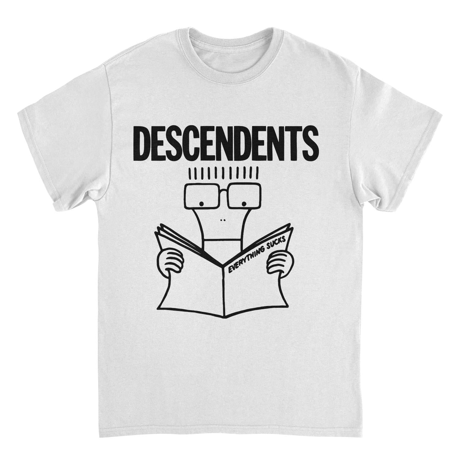 Descendents Everything Sucks 25 Front White T-Shirt