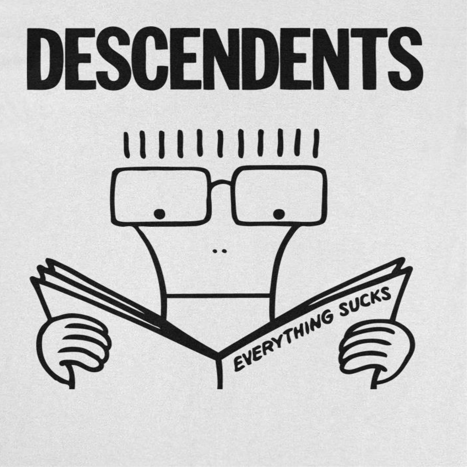 Descendents Everything Sucks White T-Shirt