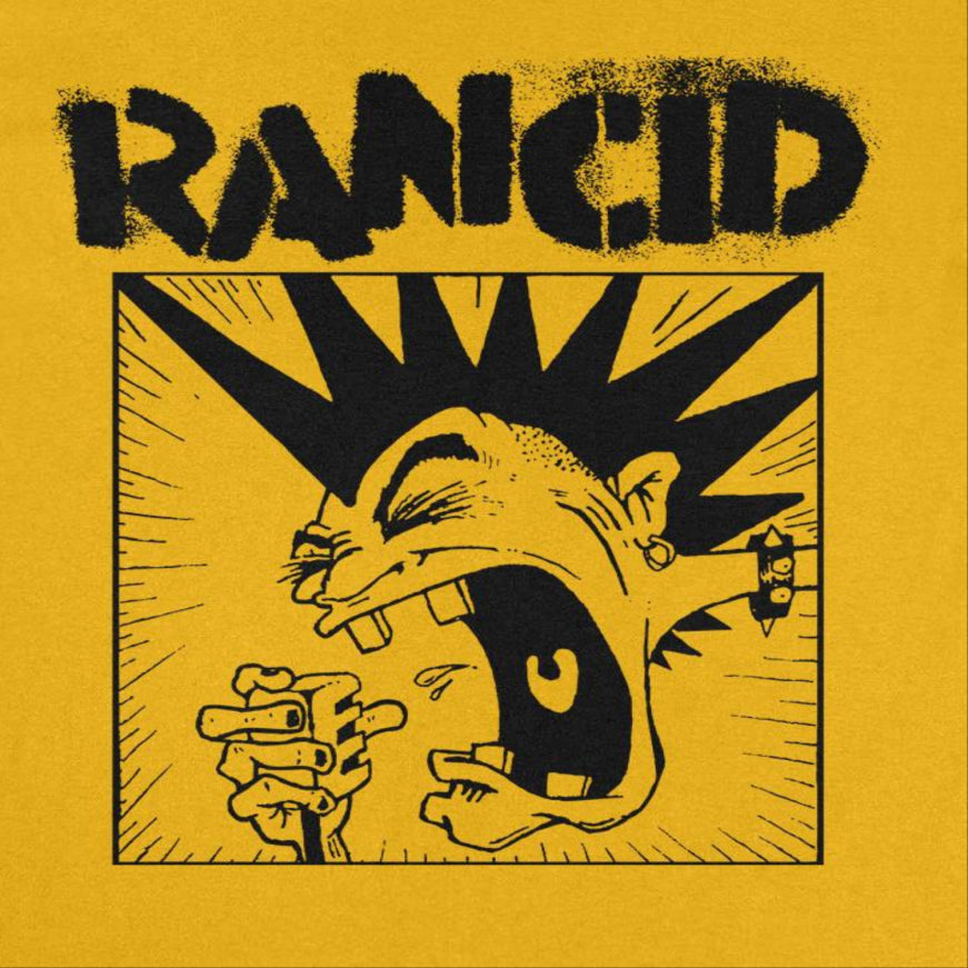 Rancid Mohawk Front Gold T-Shirt