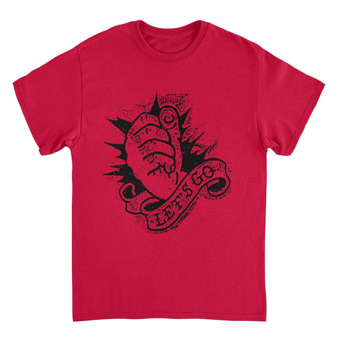 Rancid Lets Go Burgandy Red T-Shirt