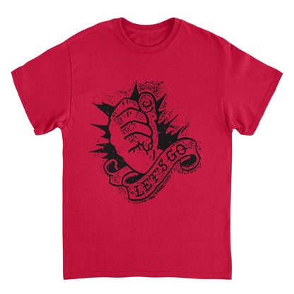 Rancid Lets Go Burgandy Red T-Shirt