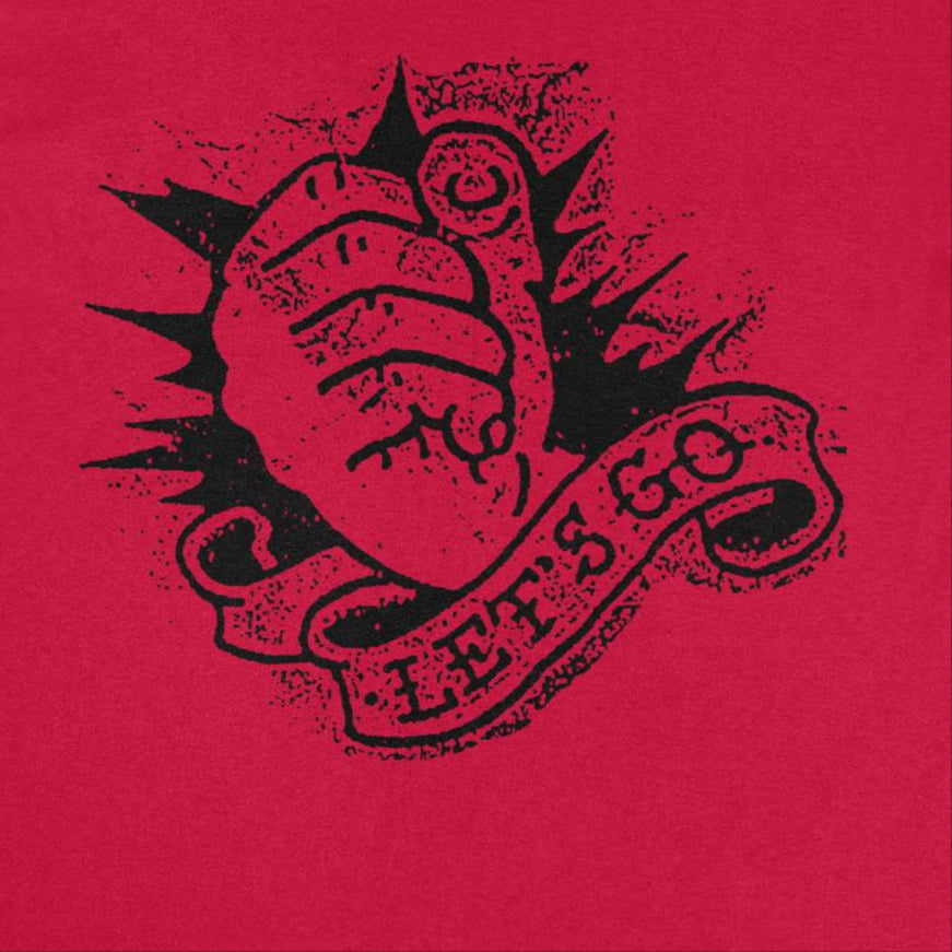 Rancid Lets Go Burgandy Red T-Shirt