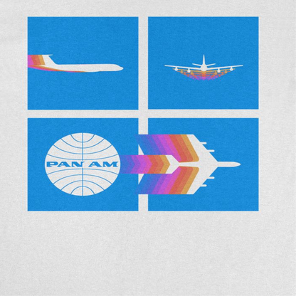 Pan Am Takeoff Silhouette White T-Shirt