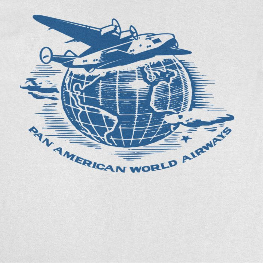 Pan Am Flying Around the World White T-Shirt