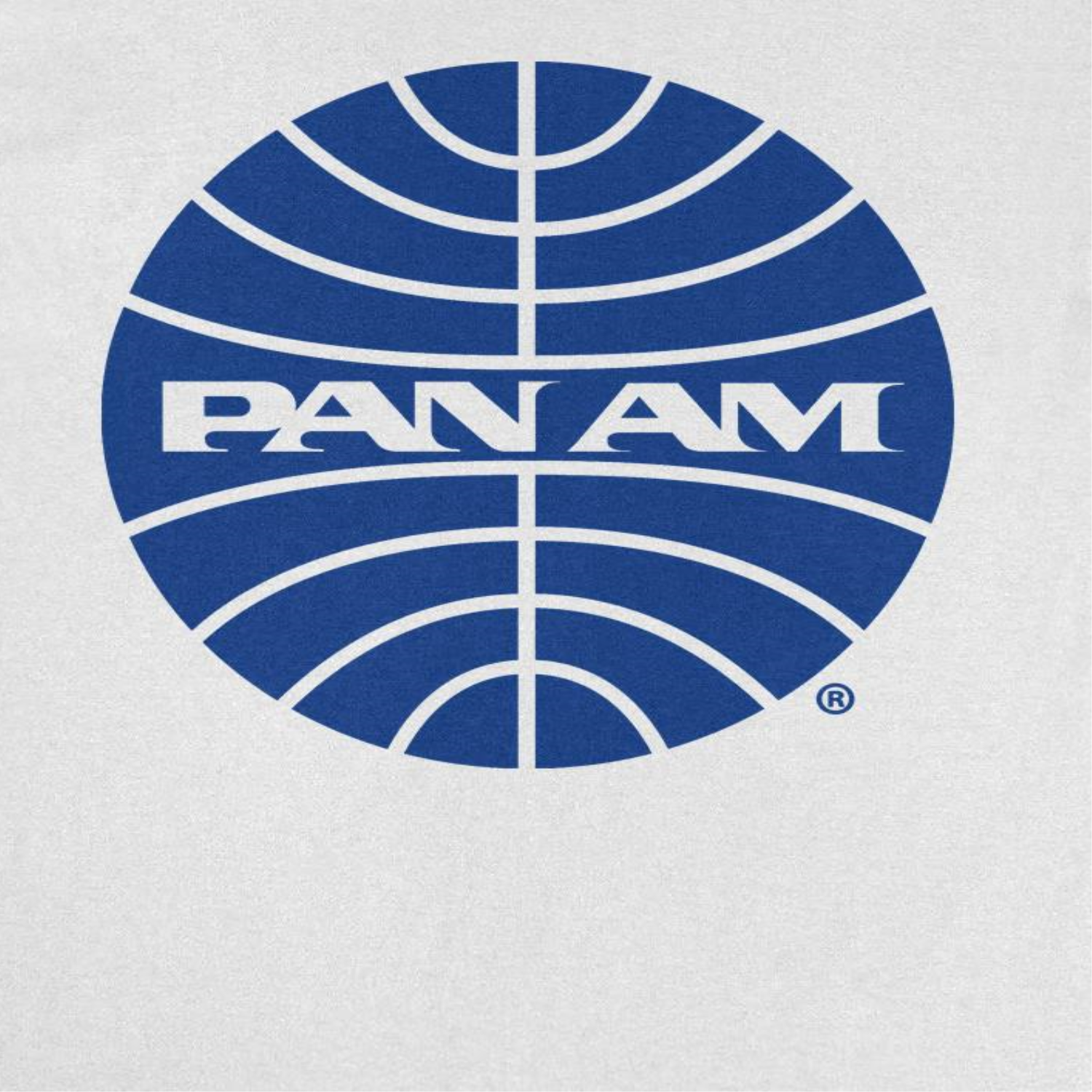 Pan Am Blue Outline Logo White T-Shirt