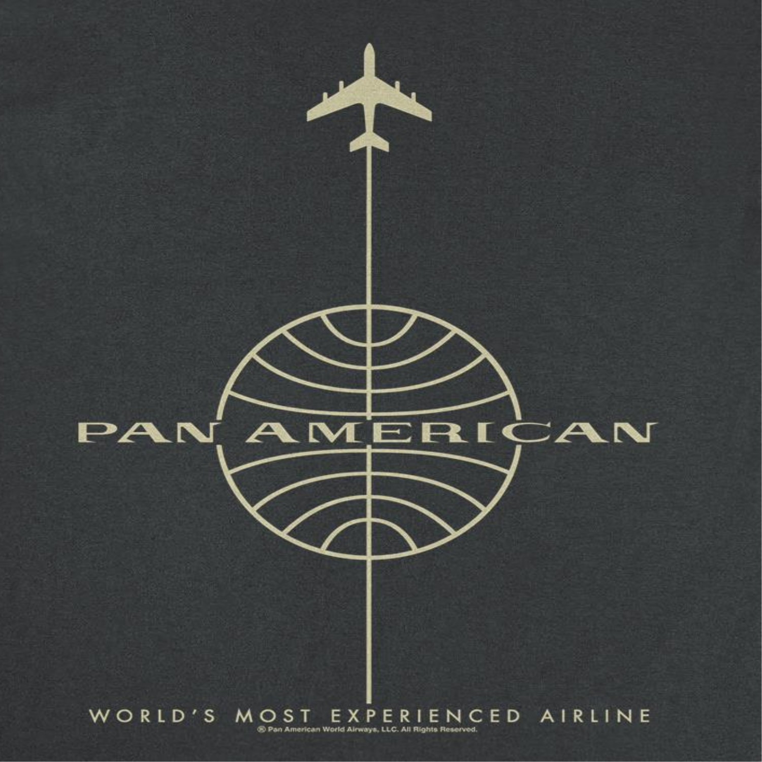 Pan Am Worlds Most Experienced Airline Black T-Shirt
