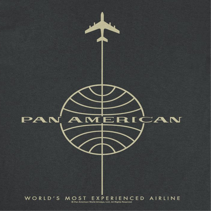 Pan Am Worlds Most Experienced Airline Black T-Shirt