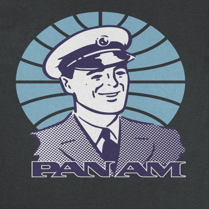 Pan Am Pilot Smile Black T-Shirt