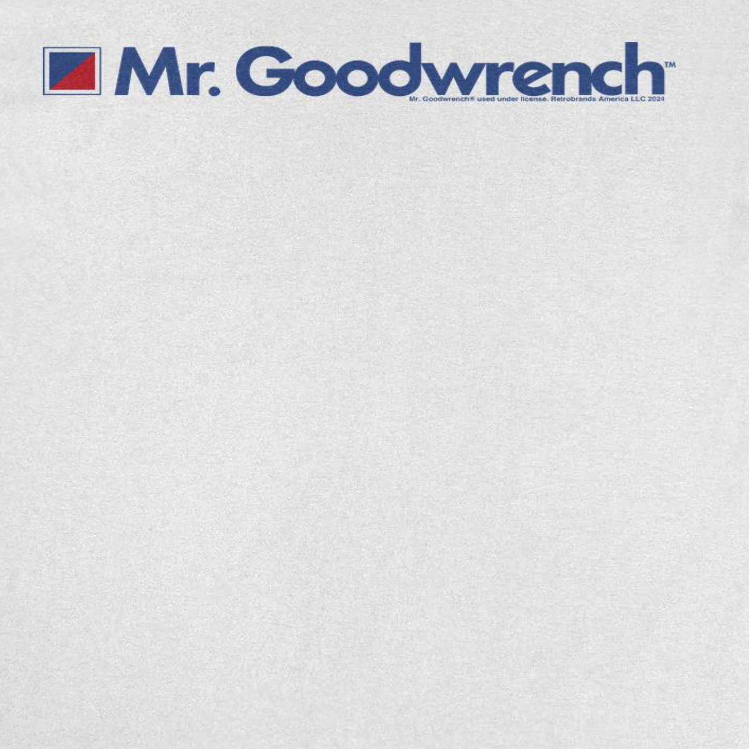 Mr Goodwrench Text Logo Retro Auto White T-Shirt