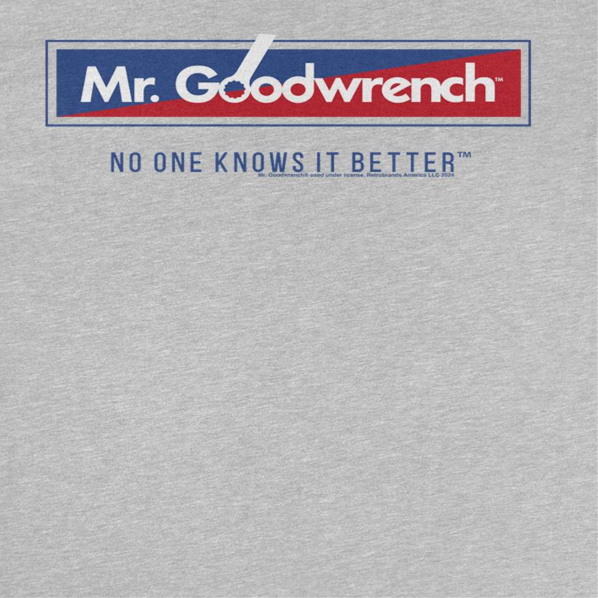 Mr Goodwrench No One Knows Sport Grey T-Shirt