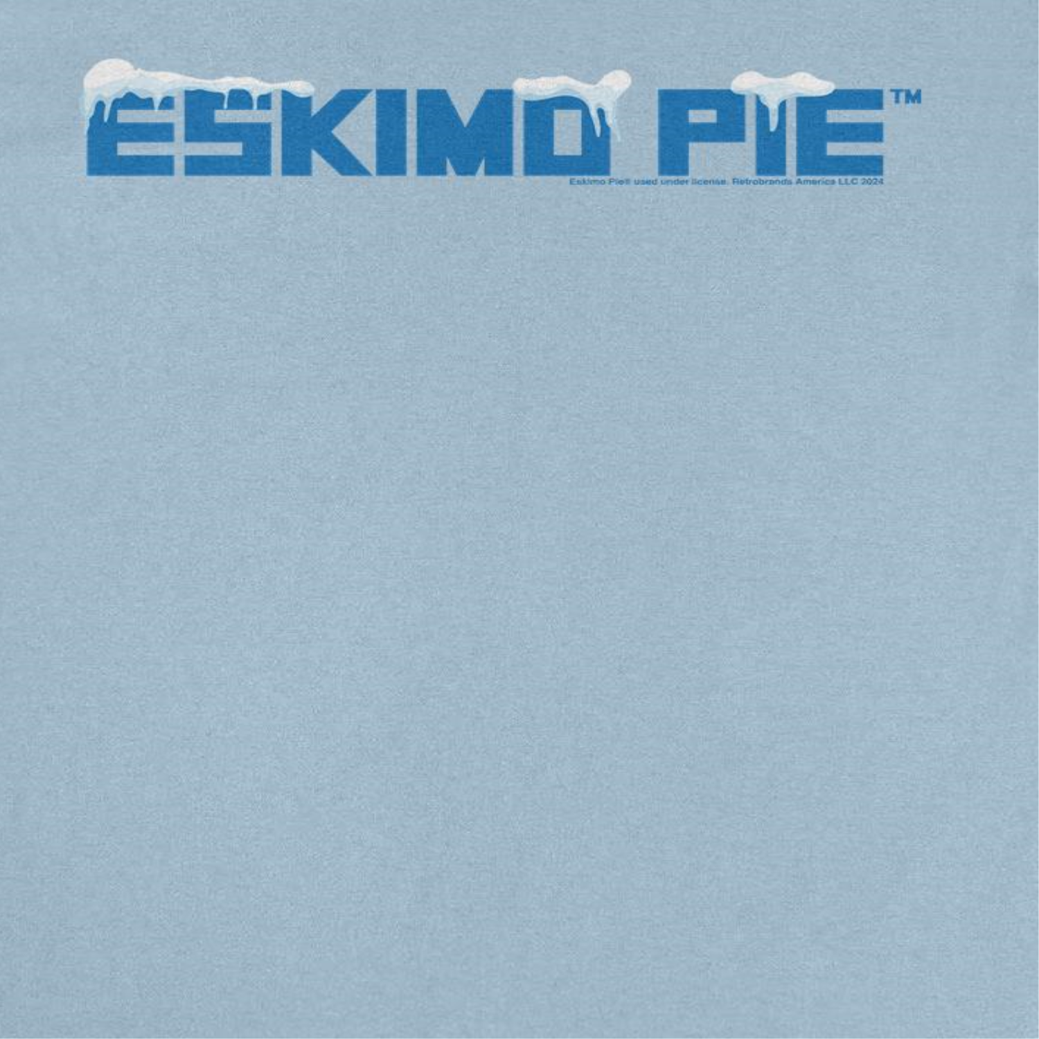 Eskimo Pie Retro Ice Cream Bar Logo Light Blue T-Shirt