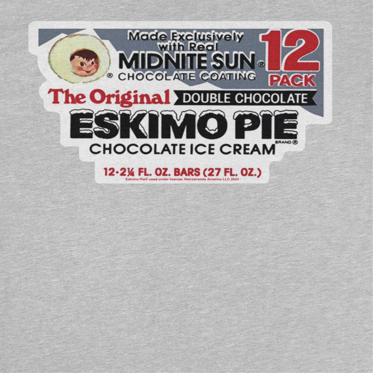 Eskimo Pie the Original Double Chocolate Sport Grey T-Shirt