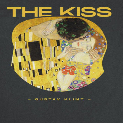 Classic Paintings the Kiss Klimt Black T-Shirt