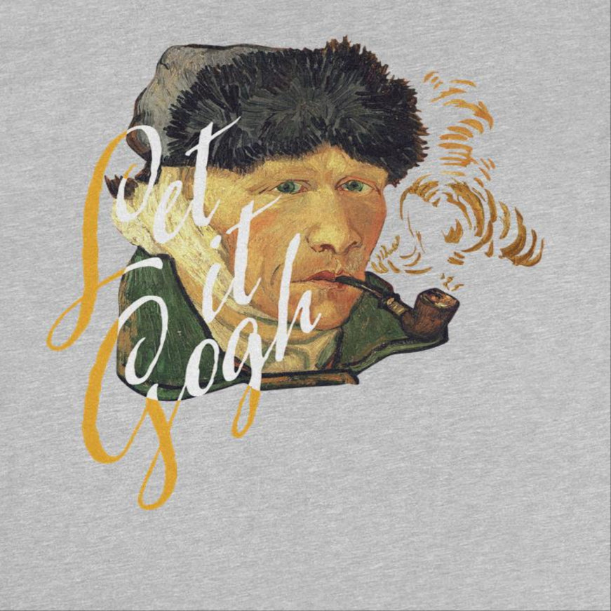 Classic Paintings Let it Gogh Sport Grey T-Shirt