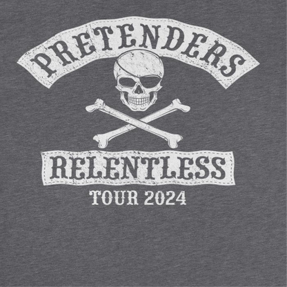 The Pretenders Relentless Tour Dark Heather T-Shirt