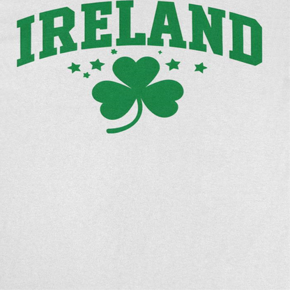 St. Patricks Day Ireland Clover Text T-Shirt