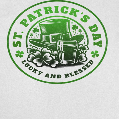 St. Patricks Day Lucky and Blessed T-Shirt