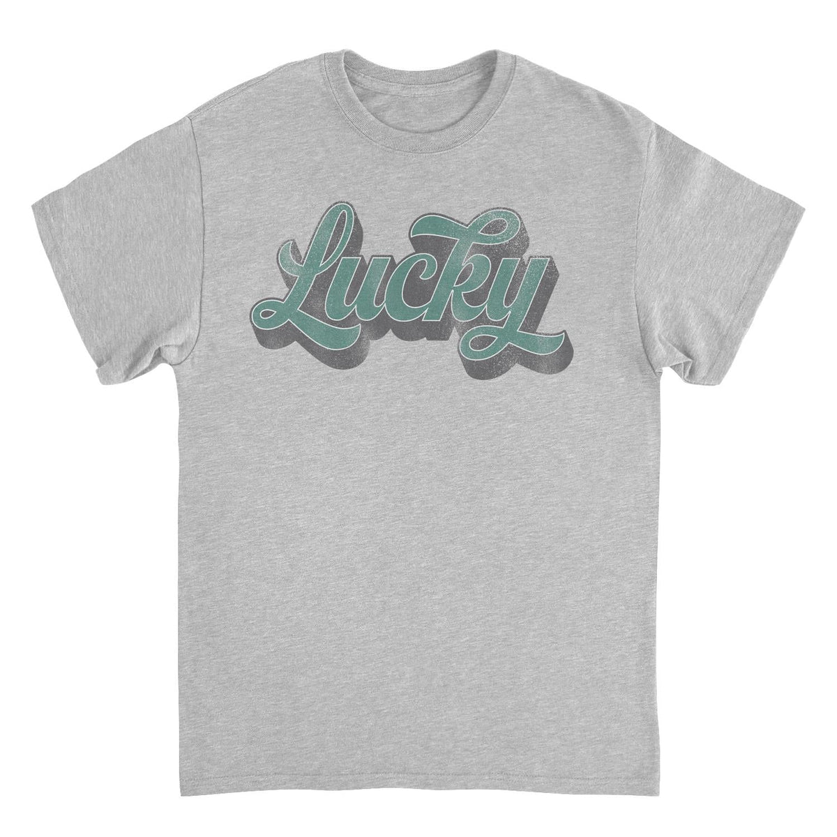St. Patricks Day Lucky Script 3D T-Shirt