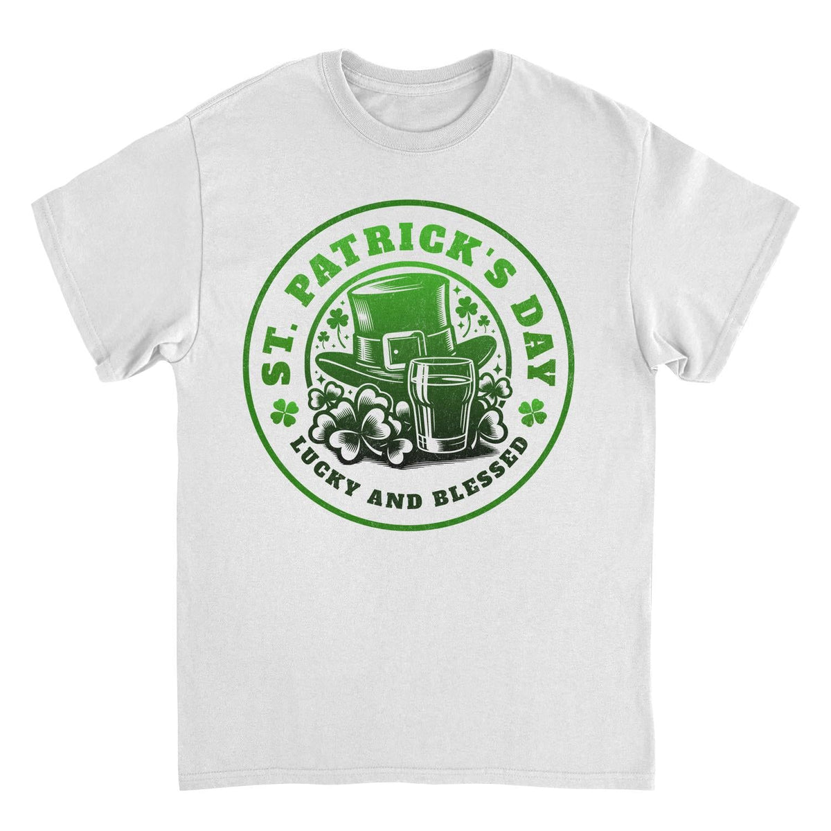 St. Patricks Day Lucky and Blessed T-Shirt