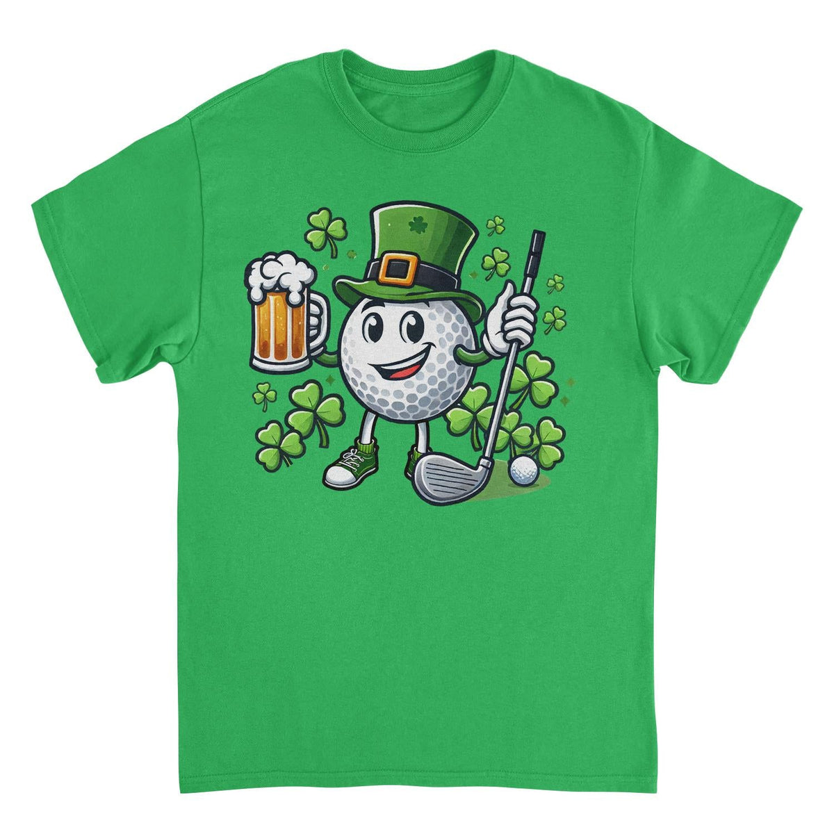 St. Patricks Day Golfball T-Shirt