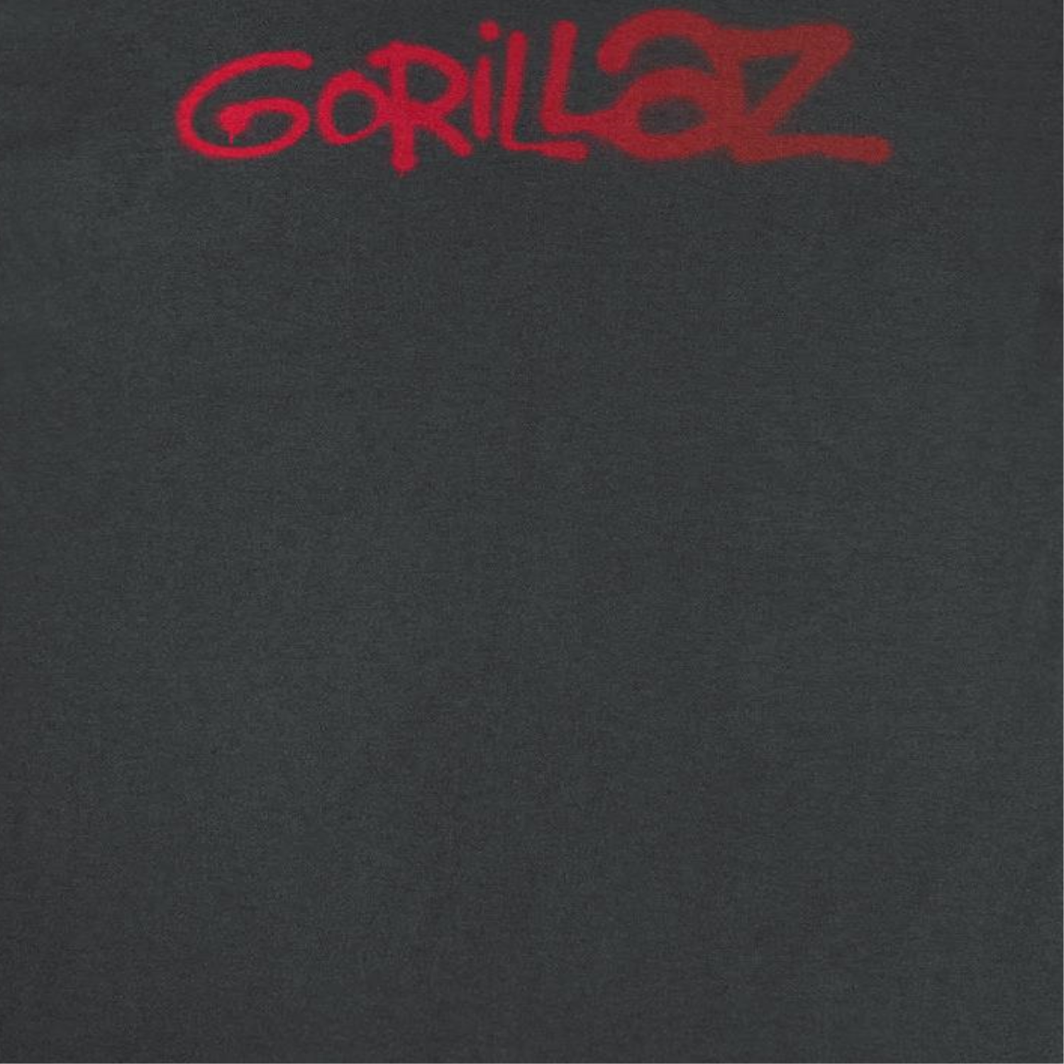 GORILLAZ Logo Graffiti Red T-Shirt