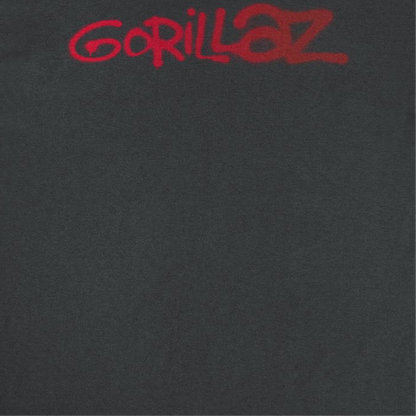 GORILLAZ Logo Graffiti Red T-Shirt