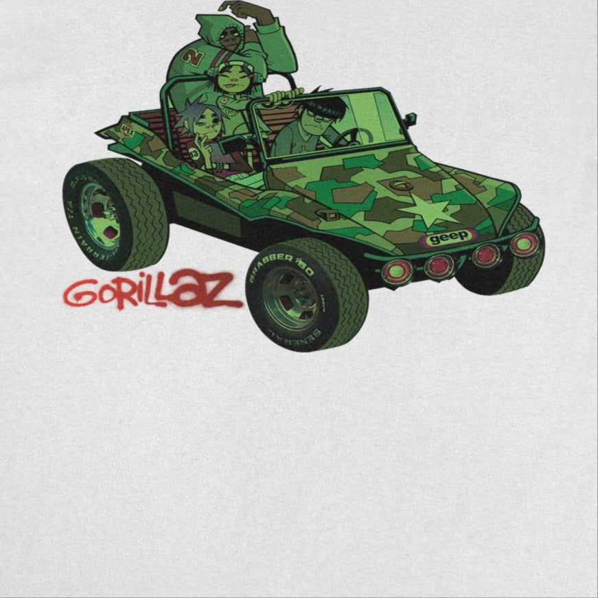 GORILLAZ Self Titled Album T-Shirt