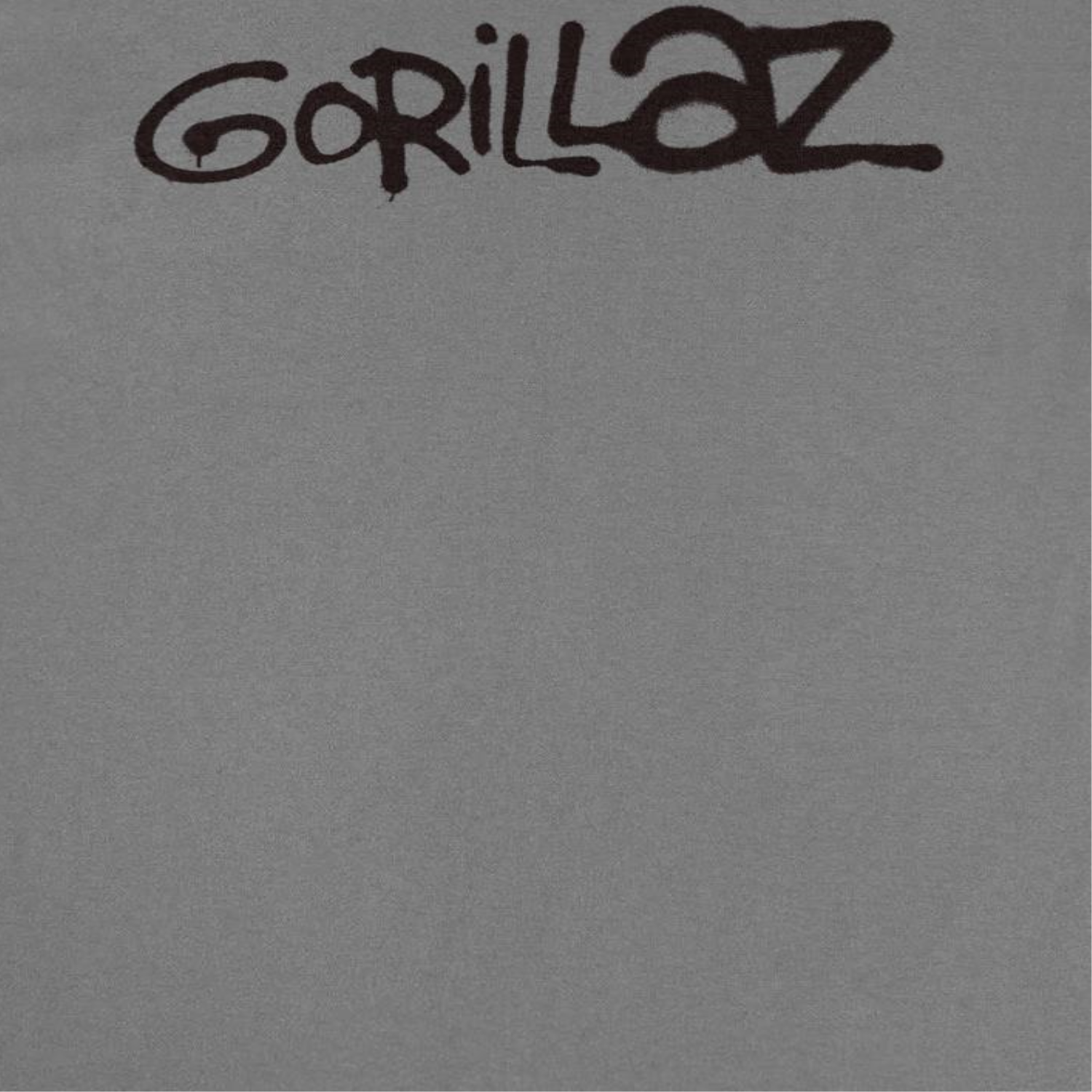 GORILLAZ Logo Graffiti Black T-Shirt