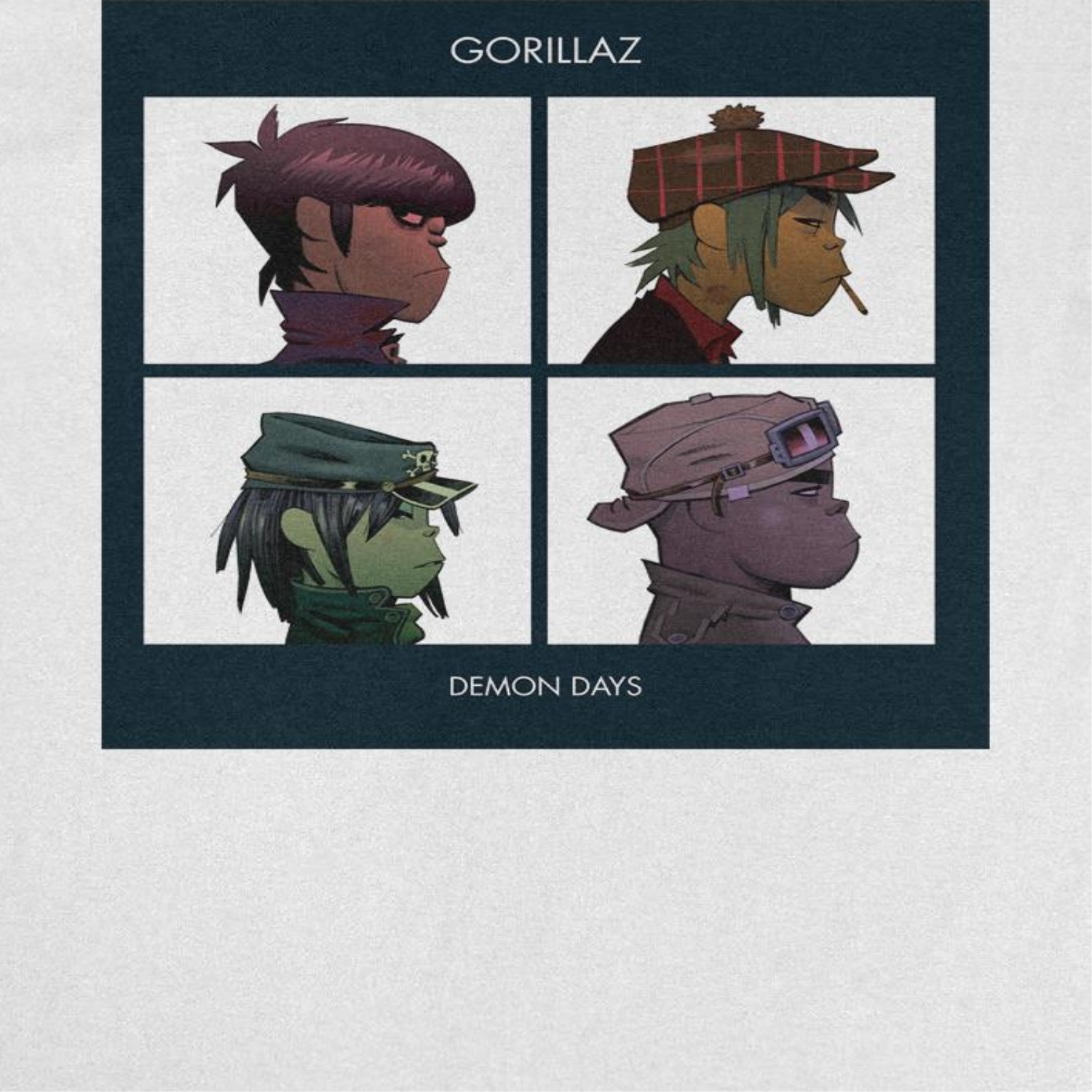 GORILLAZ Demon Days Artwork T-Shirt