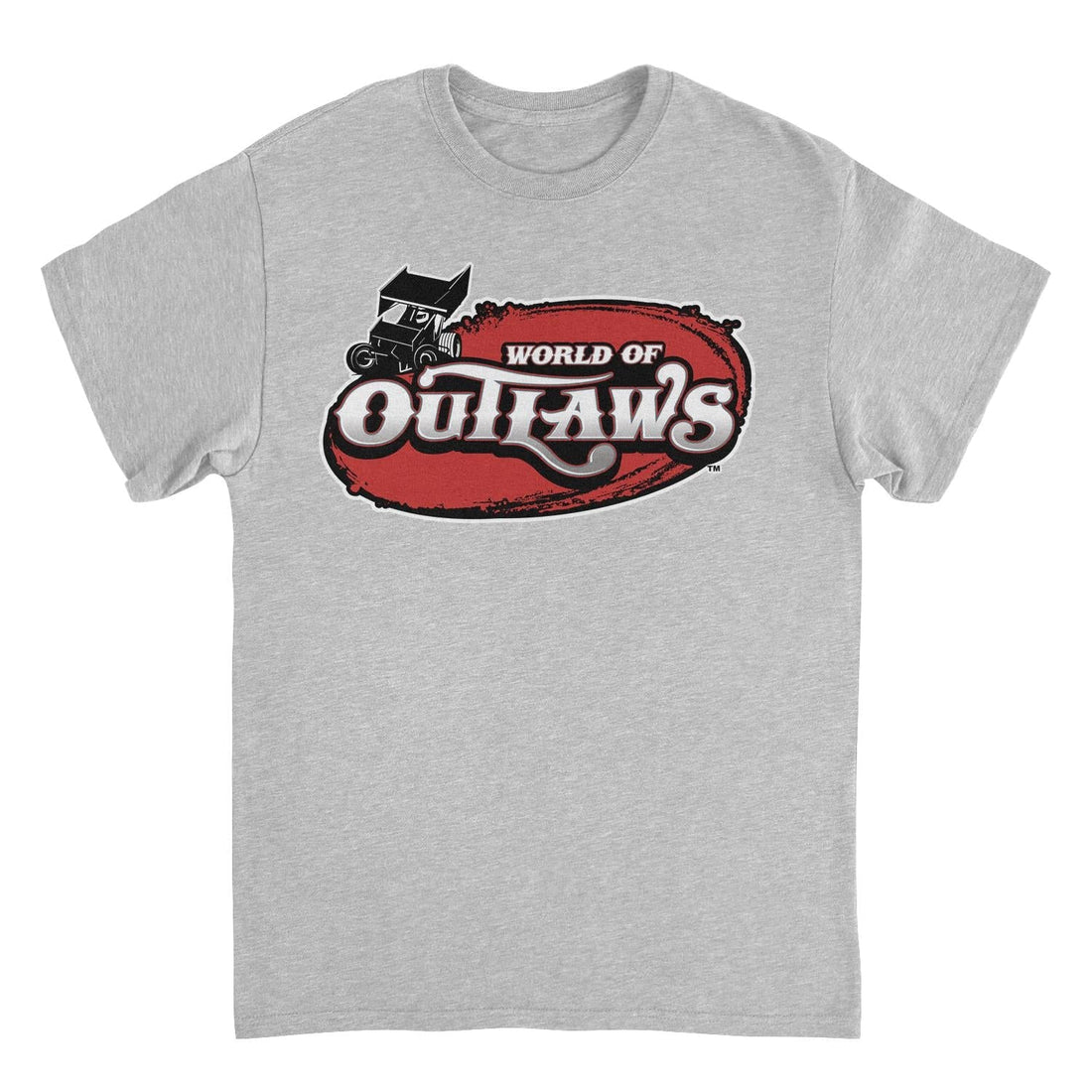 World of Outlaws Logo Sport Grey T-Shirt