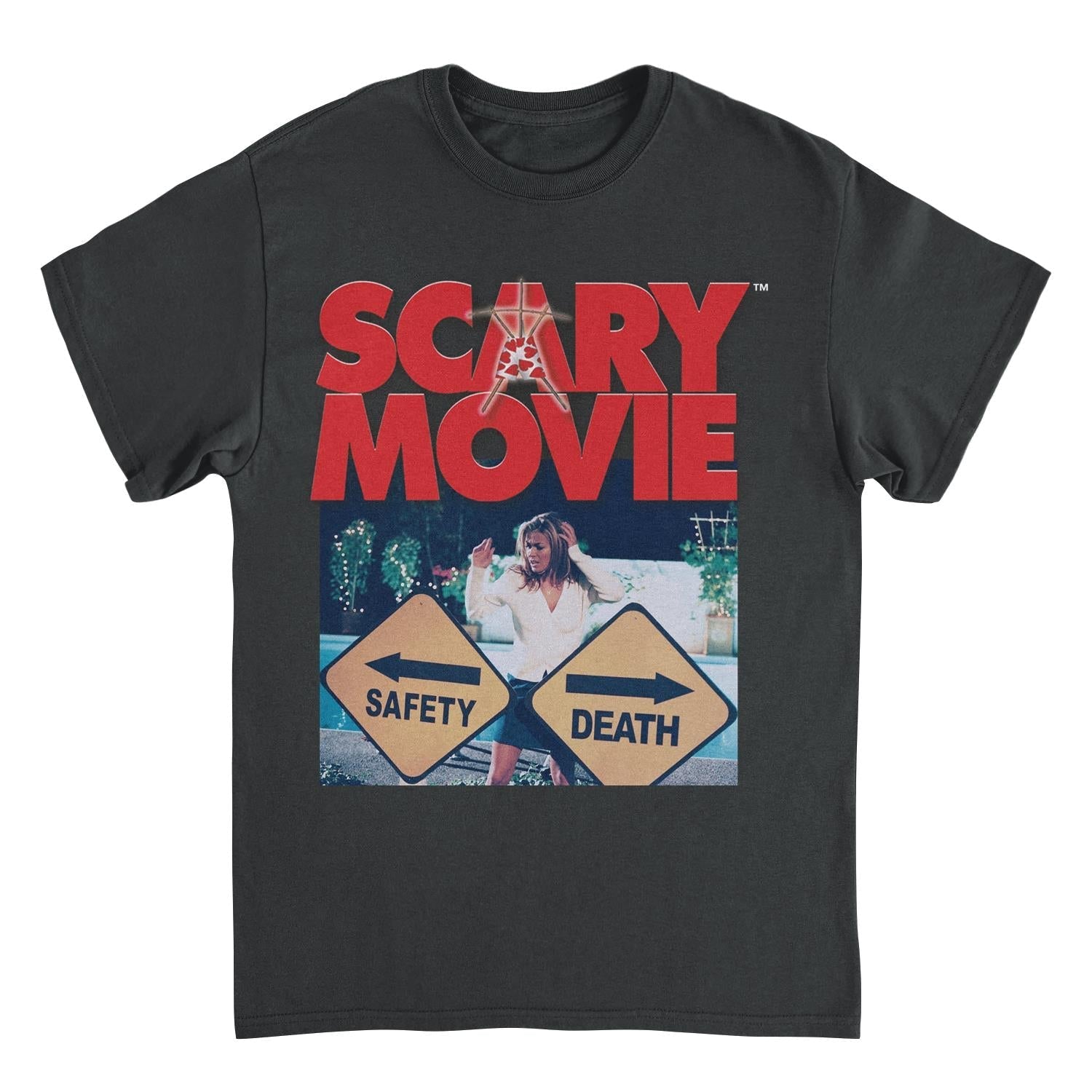 Scary Movie Paths Black T-Shirt