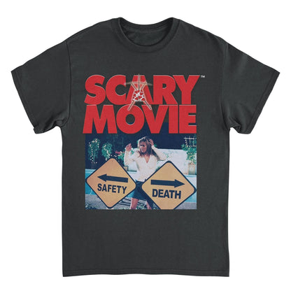 Scary Movie Paths Black T-Shirt