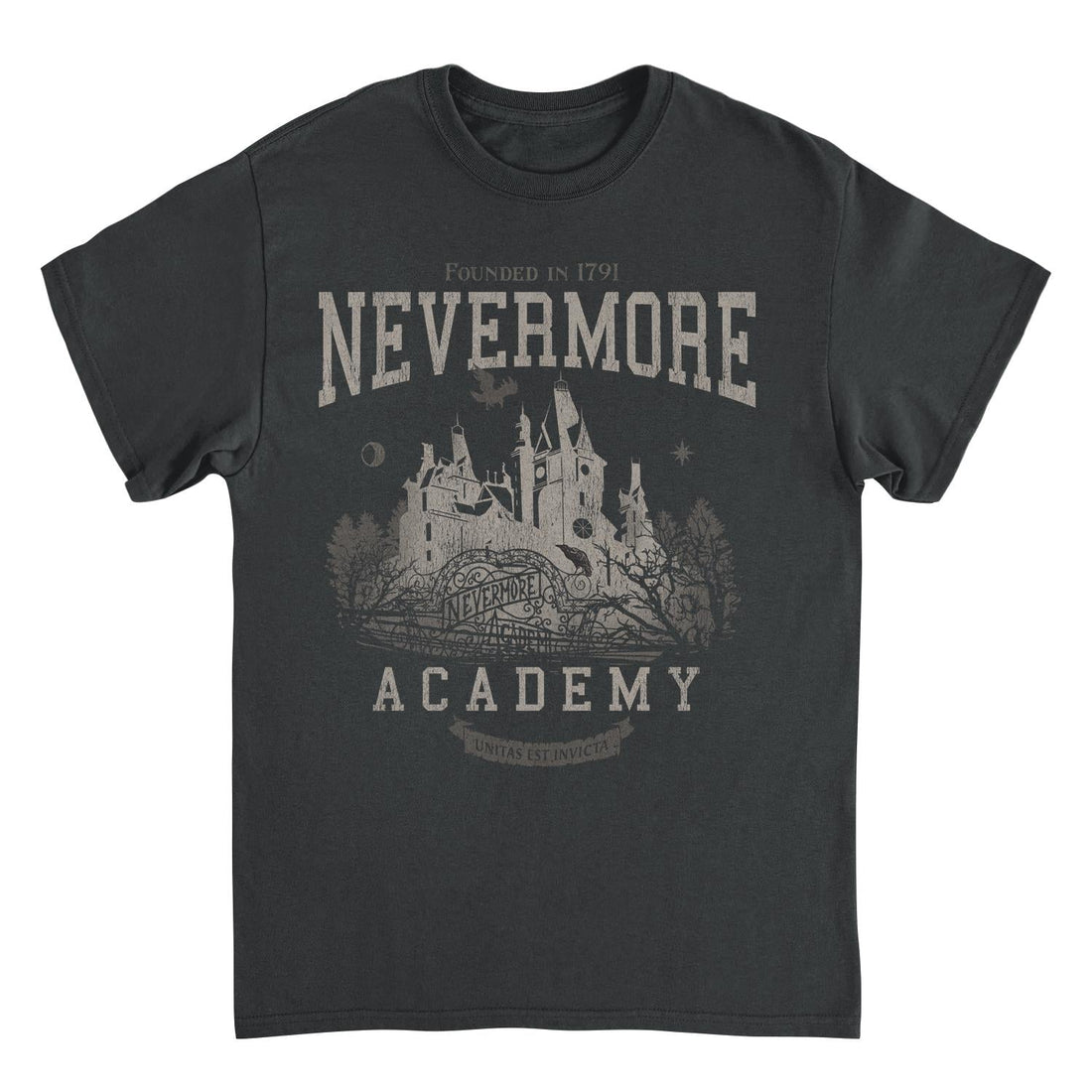 Wednesday Nevermore Pride Black T-Shirt