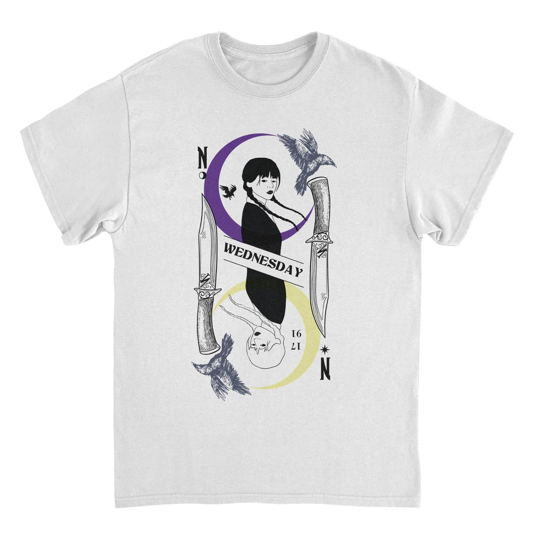 Wednesday Knives Card White T-Shirt